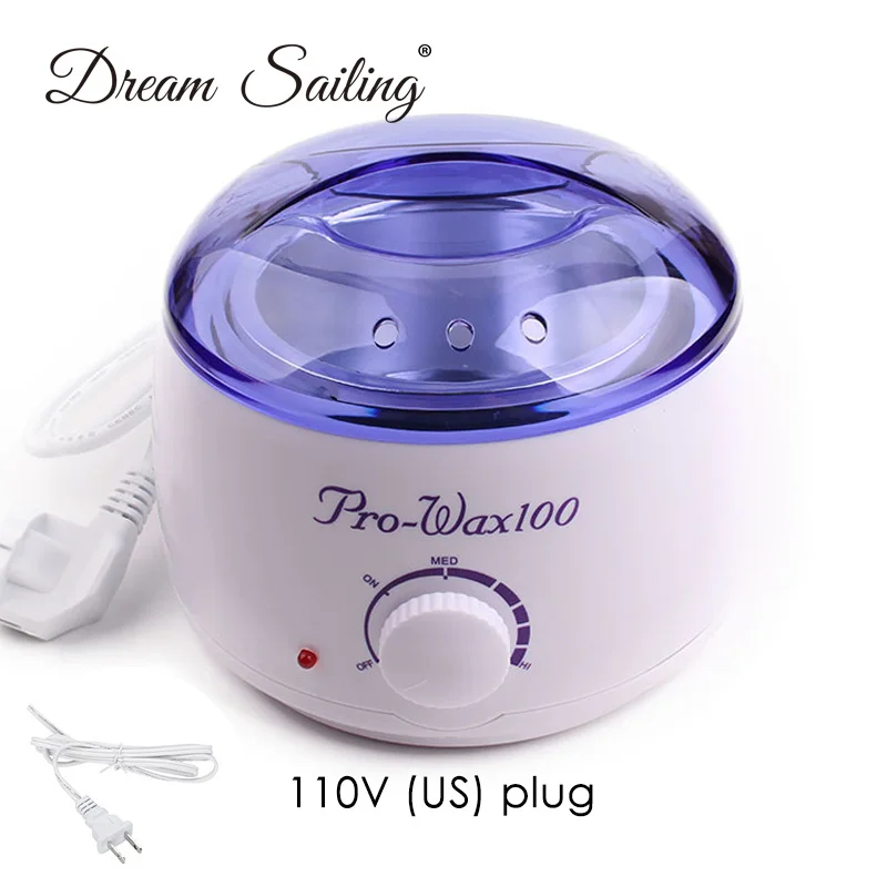 110V(US)Plug Pro-Wax100 нагреватель воска мини машина Спа Ручной депилятор ноги парафин воск перезаряжаемая Машина Для Депиляции Тела инструмент для удаления волос - Цвет: 110V(US)Plug