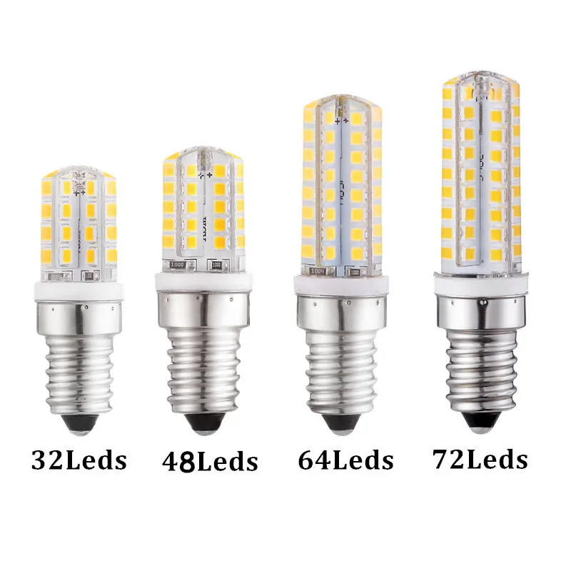 E14 светодиодный светильник SMD5730 220V Светодиодная лампа-кукуруза Большие размеры