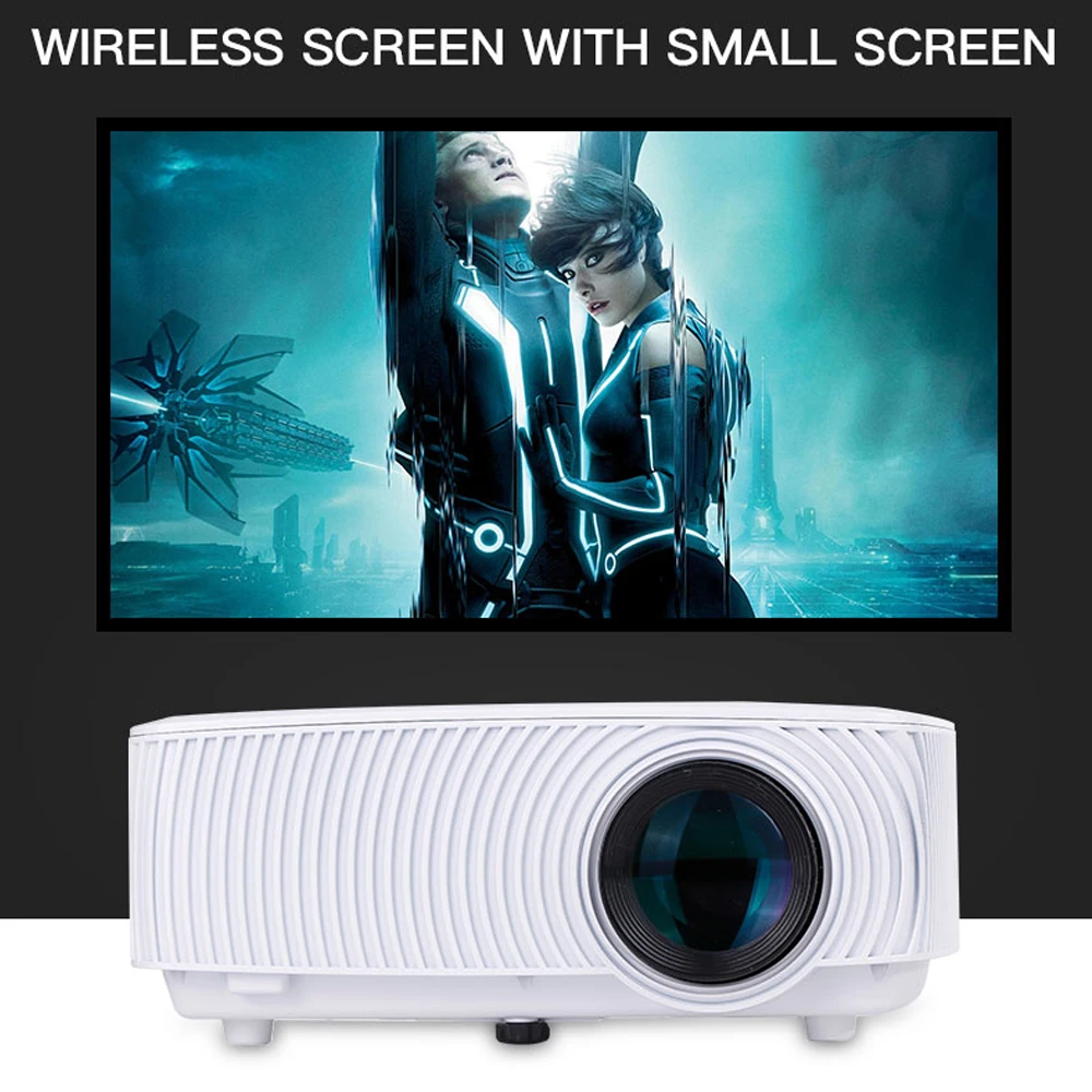 CRENOVA видео проектор Поддержка Full HD 1080P беспроводной проводной синхронизация
