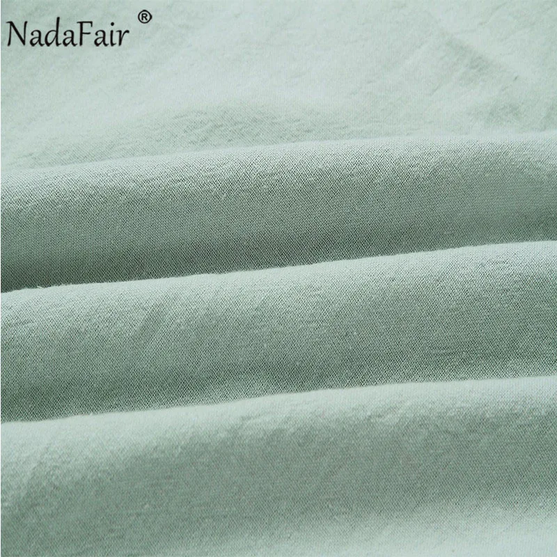 Женский Короткий комбинезон Nadafair летний элегантный повседневный из хлопка и