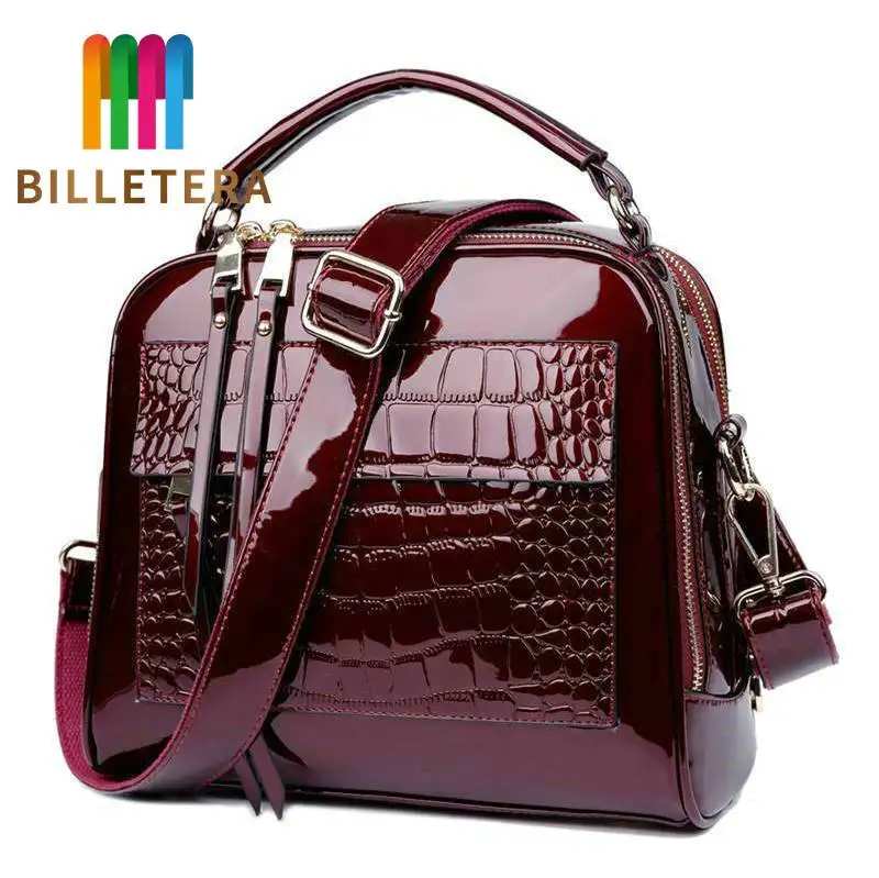 BILLETERA новые женские роскошные сумки модные Аллигатор высокого качества из