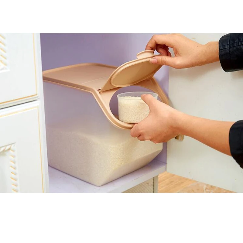 Контейнер для хранения риса кухонный контейнер большой емкости зерна