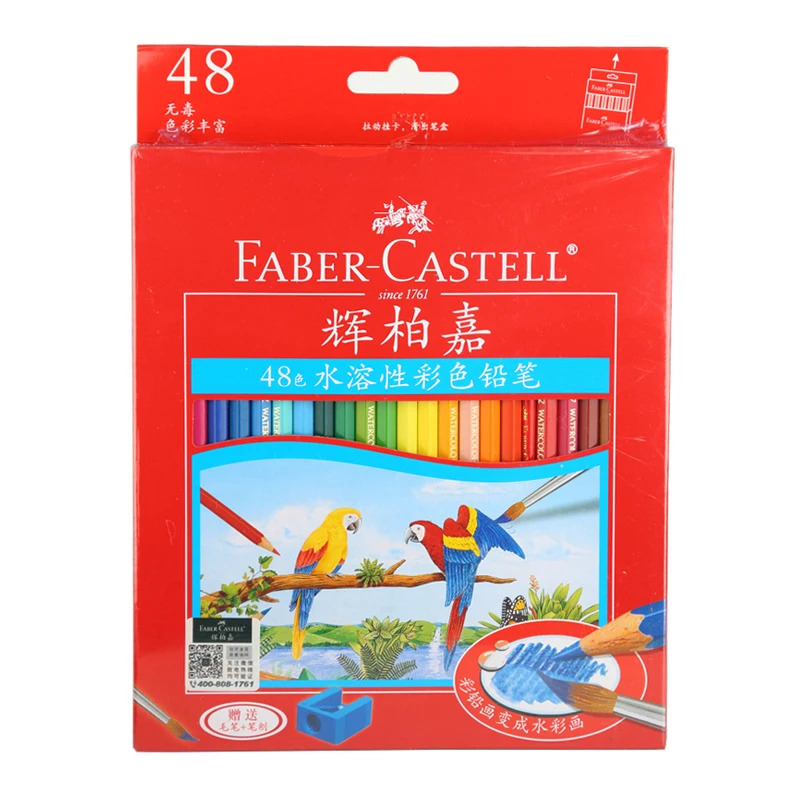 Faber Castell 48/24/12 видов цветов водорастворимый цветной карандаш разных цветов|water color
