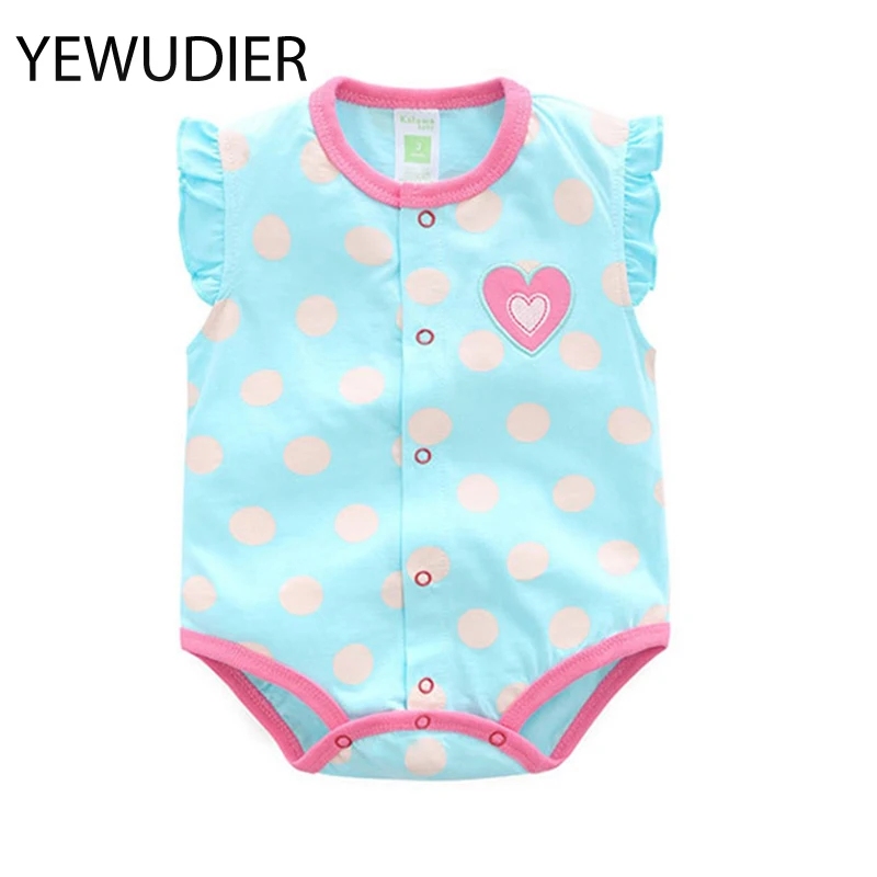 YEWUDIERbaby/Летний комбинезон для малышей новорожденных детская крутая одежда