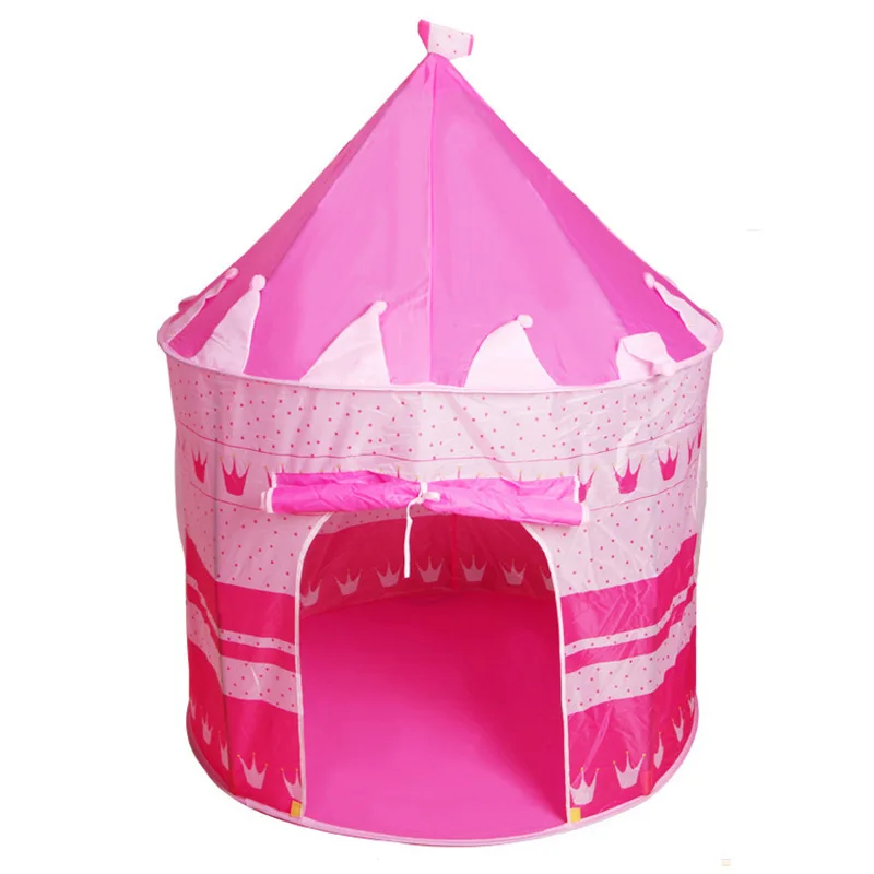 Castle Play Tent Portable Foldable Tipi Prince Folding Children Boy Cubby House Kids Gifts Outdoor Toy Tents | Игрушки и хобби