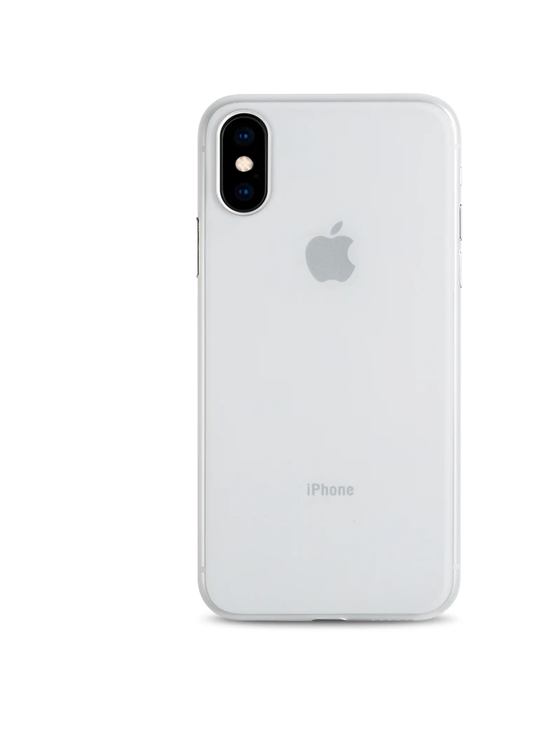 0,3 мм ультра тонкий чехол для телефона для iPhone 6, 6s, 7, 8 Plus, X, Xs, Max, Xr, прозрачный матовый полный Чехол, Жесткий Чехол для ПК, тонкий чехол для телефона