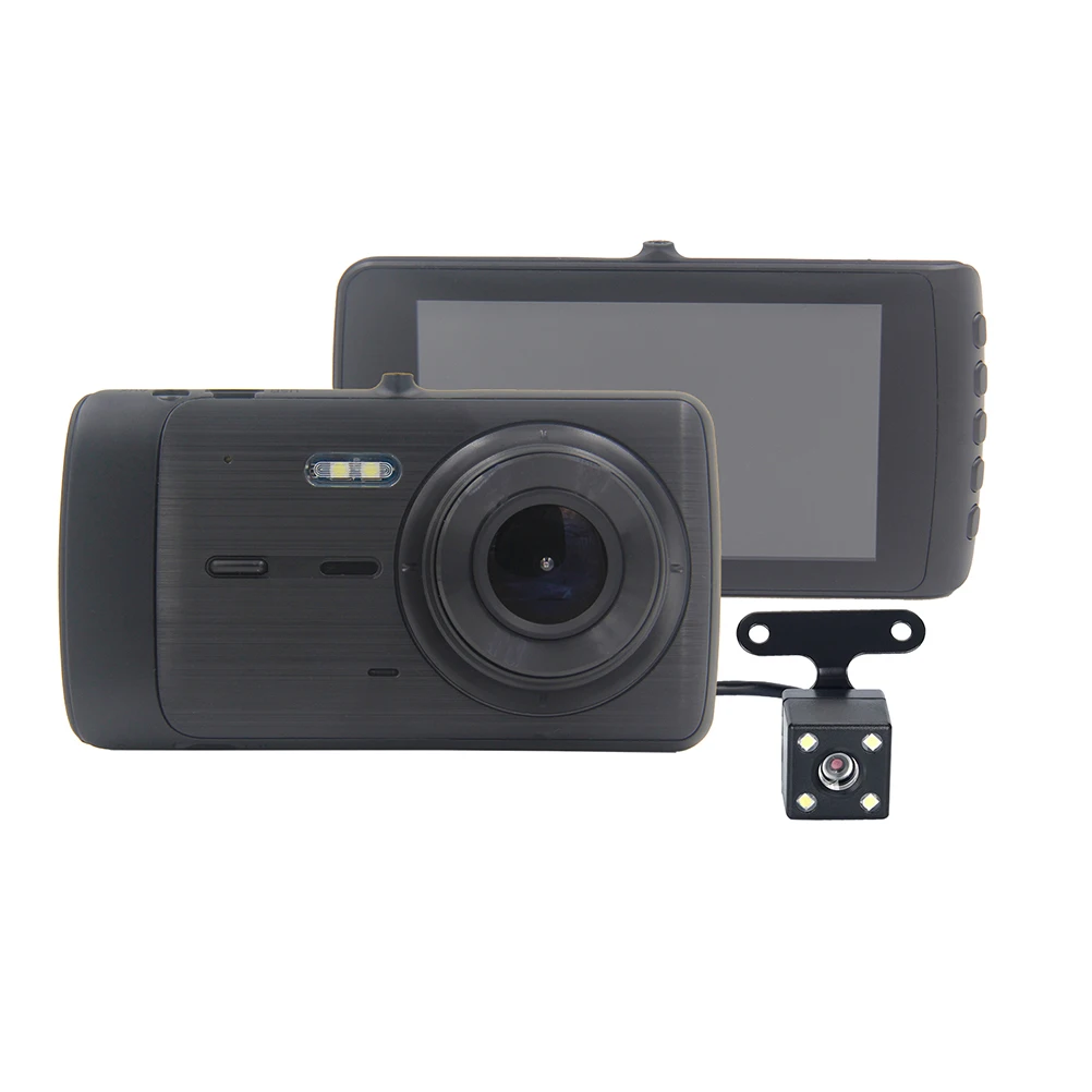 Автомобильный видеорегистратор Dash Cam 170 градусов широкоугольный двойной