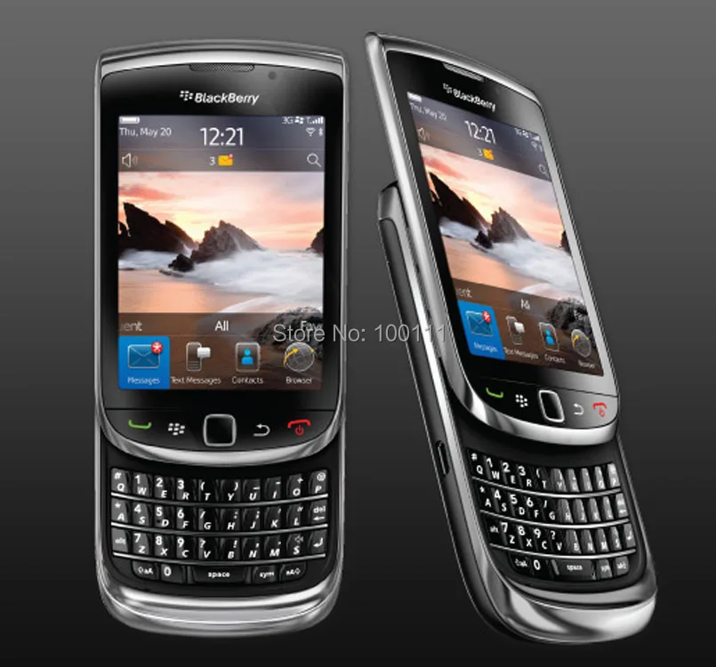 Оригинальный Blackberry 9800 телефон Bluetooth WIFI сенсорный экран + QWERTY клавиатура
