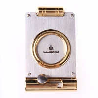 luxfo 2 in 1stainless steel cigar cutter with cigar punch scissors cutting knife metal