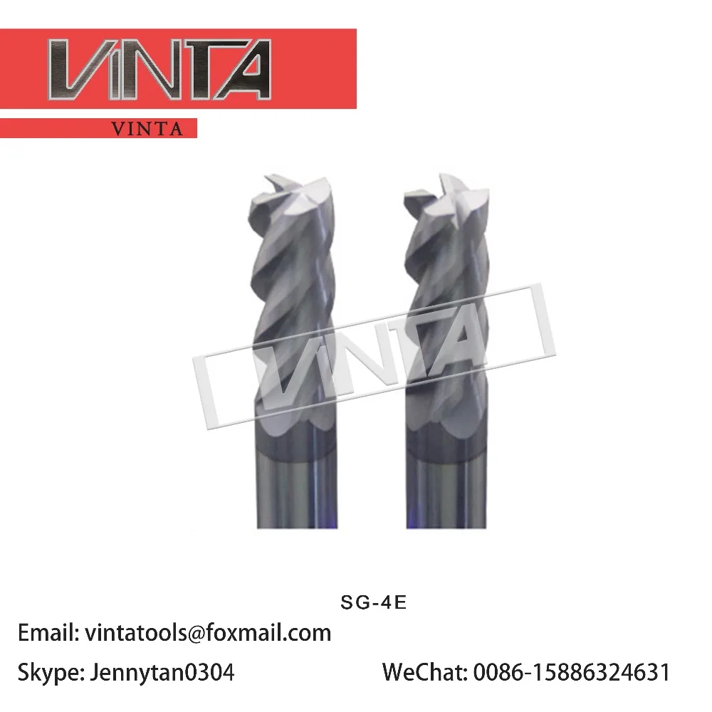 Free shipping SG-4E-D3.0 / SG-4E-D4.0 SG-4E-D5.0 SG-4E-D6.0 SG-4E-D10.0 cnc carbide cutting tool 4-flute end mill | Инструменты