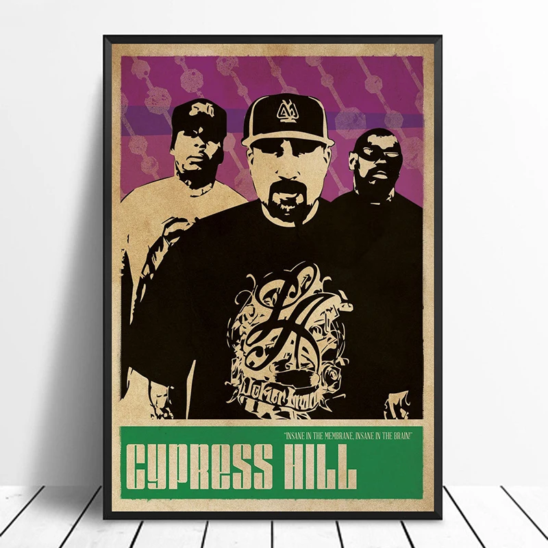 Постер музыкальный певица Cypress Hill музыкальной группы в стиле хип хоп рэп со