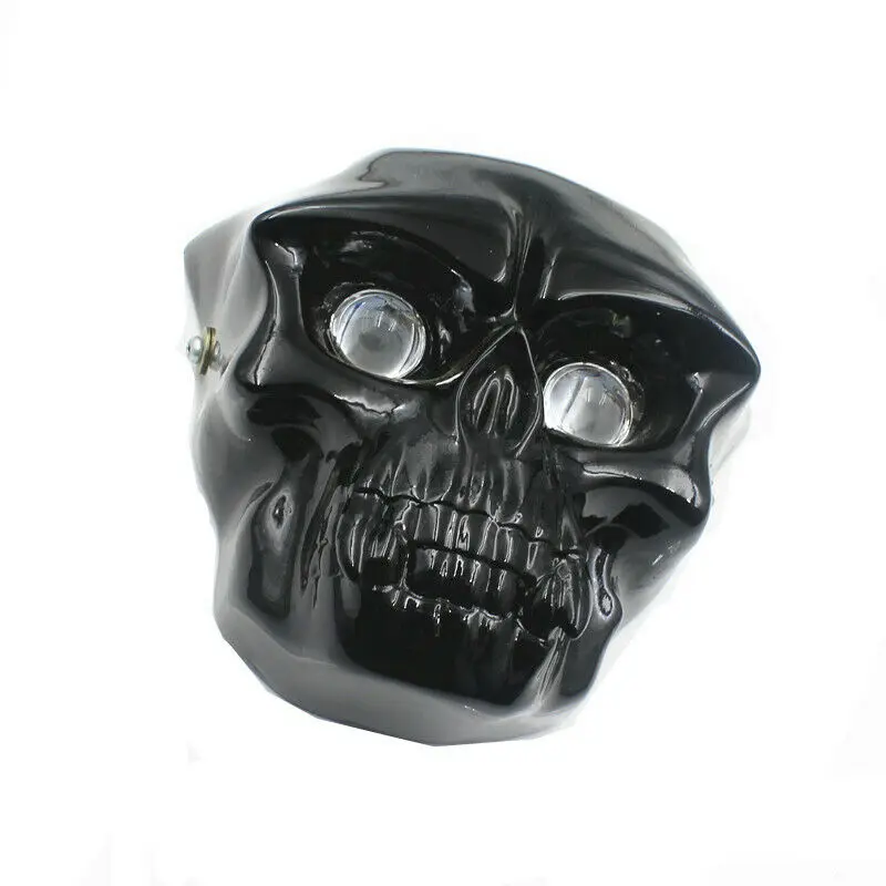 Светодиодный мотоциклетный Головной фонарь в виде черепа фара для свиньи