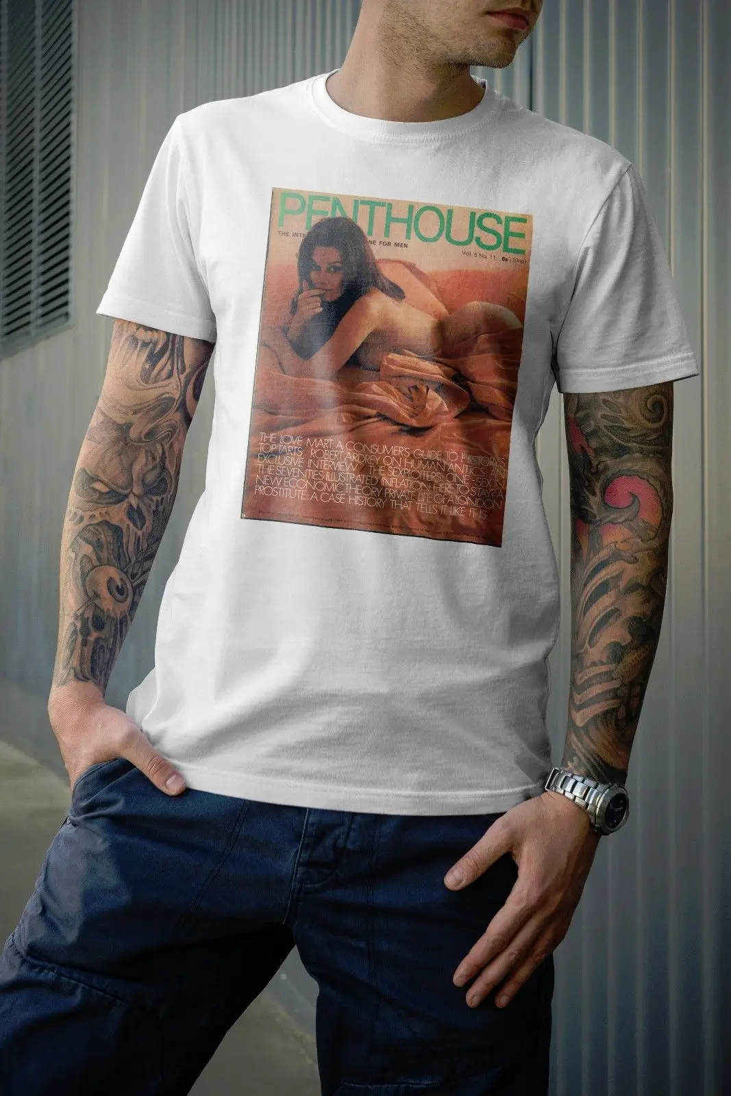 Классическая футболка в стиле пентхауса для старошкольного джентльмена модная