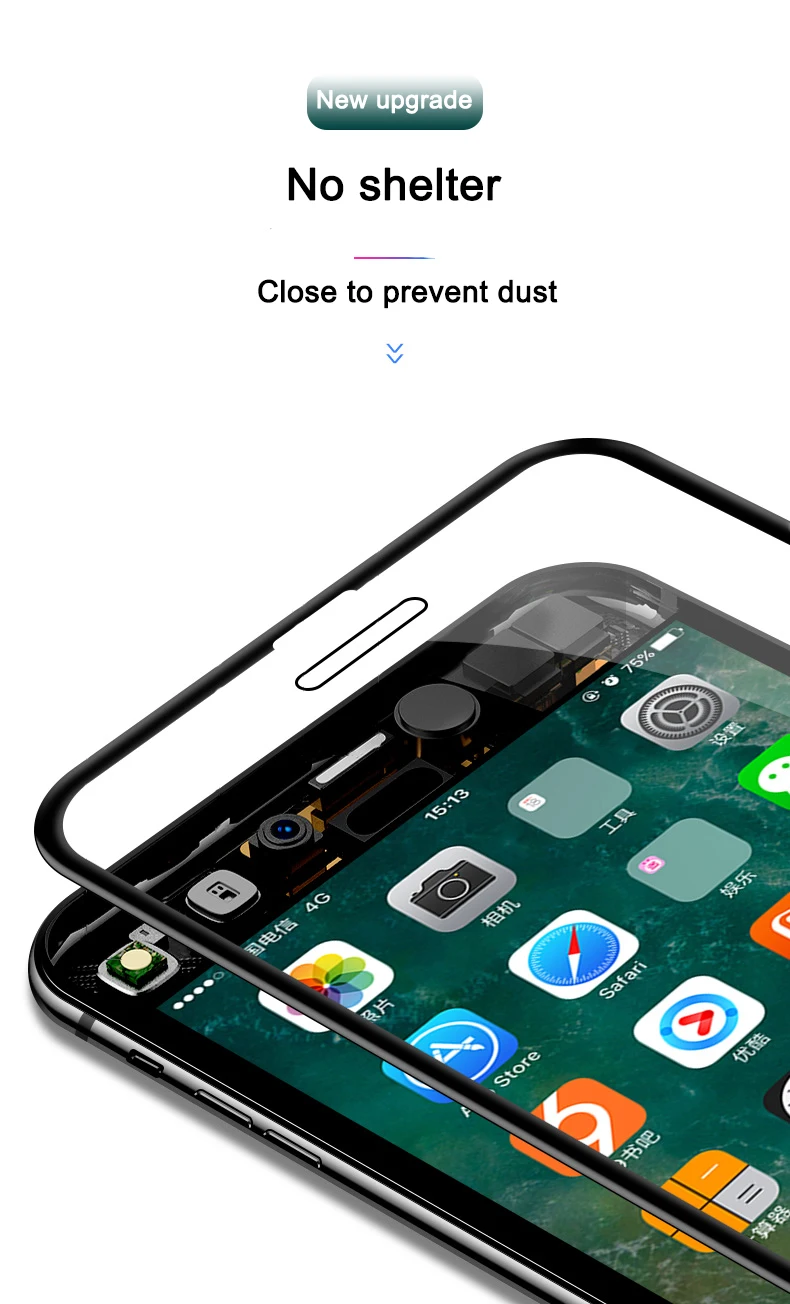 JOYCE 5D защита экрана iphone 7 8 закаленное стекло для iphone 6S plus 8Plus защитная пленка, стекло полное покрытие