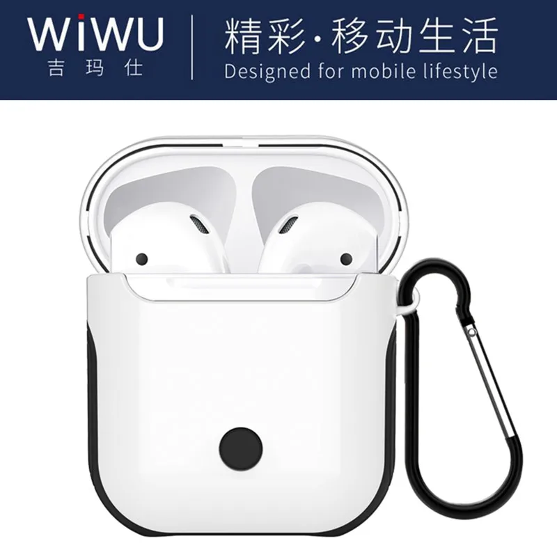 Кожухи головных телефонов для Apple Air Pods оригинальный WIWU Броня Bluetooth беспроводные