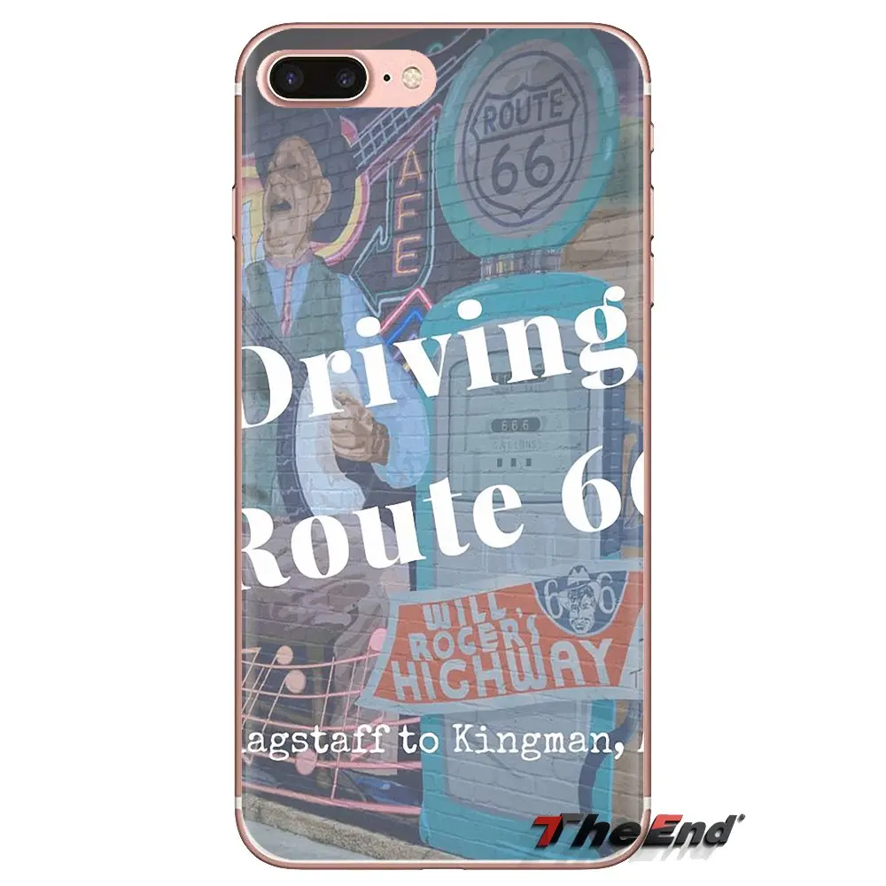USA Route 66 Automotive motorcycle For Oneplus 3T 5T 6T Nokia 2 3 5 6 8 9 230 3310 2.1 3.1 5.1 7 Plus 2017 2018 Cell Phone Cover |