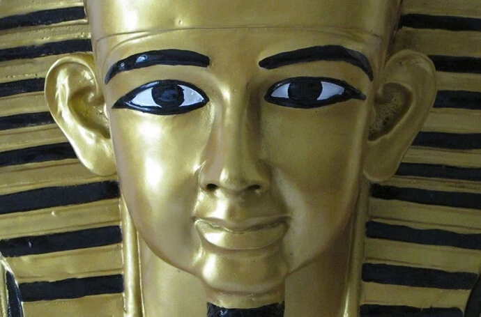 007946 Красивая Бронзовая скульптура Голова Статуя Ramses фараоны Древнего