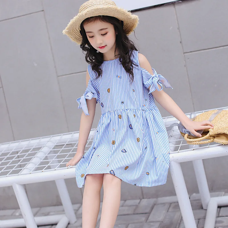 2018 Обувь для девочек в западном стиле Стиль полоску платье принцессы новые