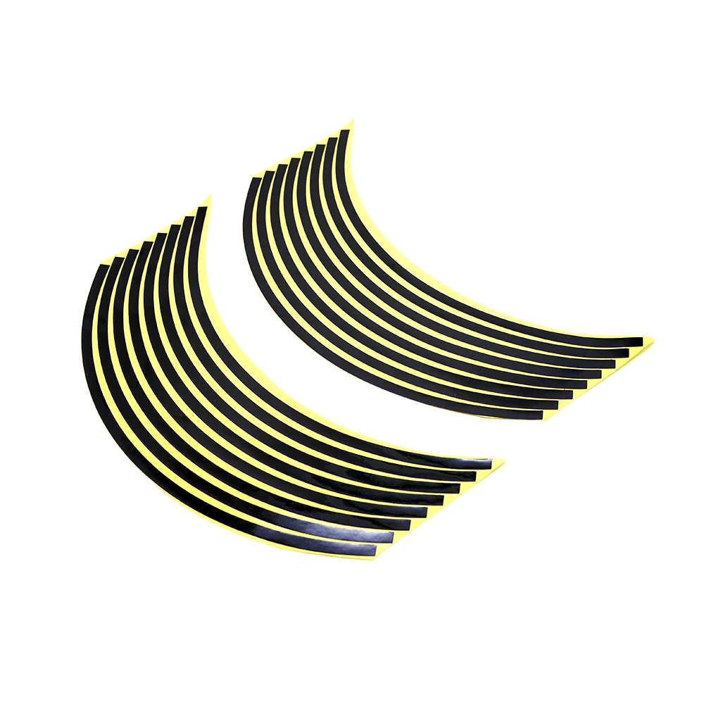 16 полосок наклейка на колесо Светоотражающая полоса обод лента для велосипеда