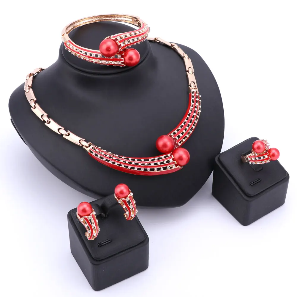Ювелирный Комплект из колье серёг кольца и браслета|jewelry guitar|jewelry set gift boxjewelry