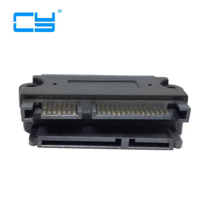

3.5" & 2.5inch SATA 22Pin 7+15 Male to SATA 22P 7+15 Female extension convertor adapter with screw holes 2pcies/lot