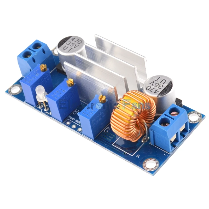 5 шт./лот 5A Max DC XL4005 понижающий модуль питания Buck Регулируемая CC/CV литиевая плата