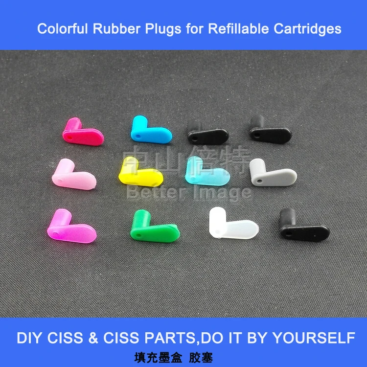 

INK WAY 30000PCS,High quality color rubber plug for ink cartridge / CISS accessories and parts