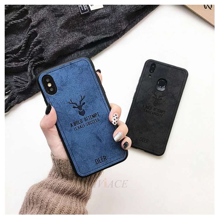 Тканевый чехол для телефона с оленем для iphone 5 s 5s se iphone5 для iphone 11 pro x xs xr max 6 6s 7 8 plus кожаный чехол из ТПУ