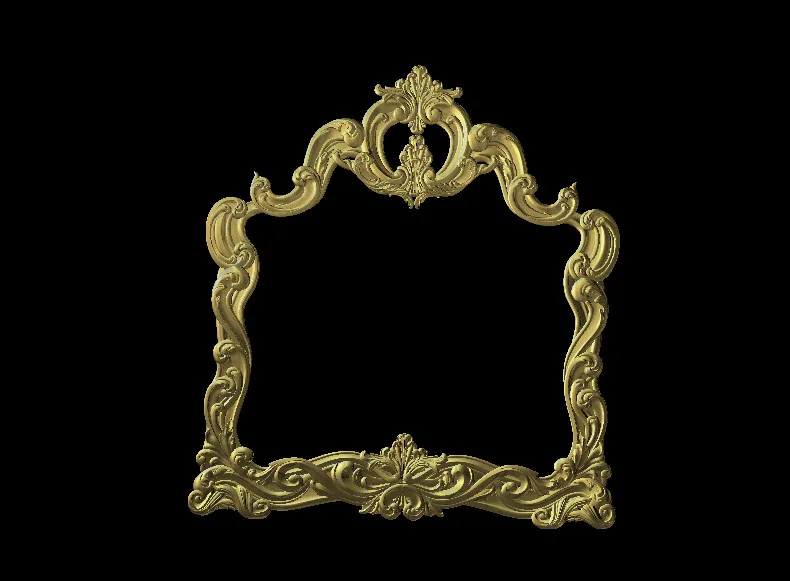Рамка 3D модель в формате STL ЧПУ резьба гравировка маршрутизатор рельеф Artcam Aspire