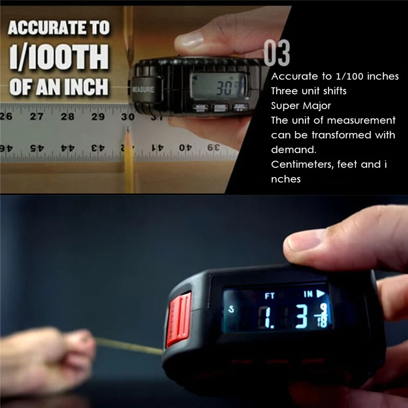 2018 Newest 3 in 1 with Roll &amp Cord Mode Measuring Tape High Accuracy Laser Digital Impact Professional Tool | Инструменты