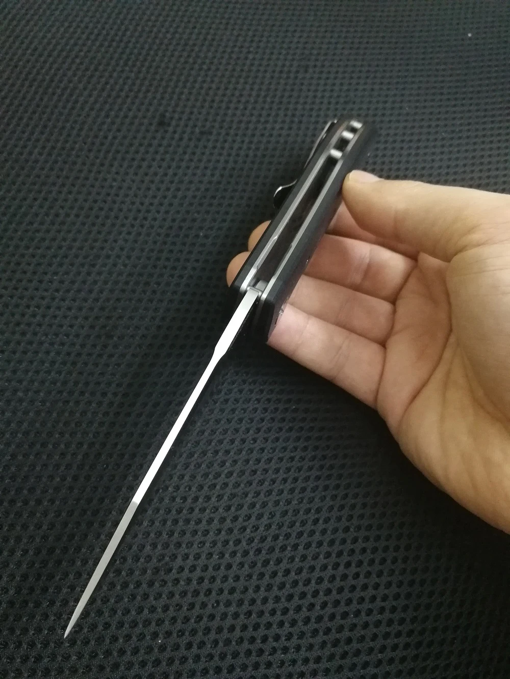 JohnnyJamie Zeta model 5 Tactical Ball bearing Folding Knife D2 blade G10 Handle EDC Knifes |