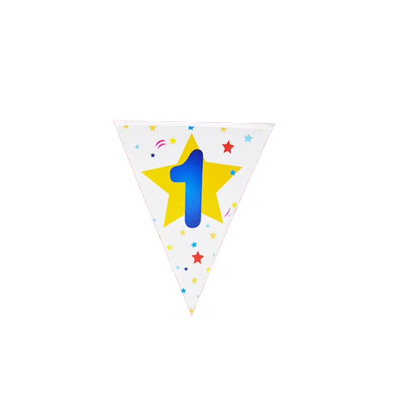 Number 1 blue И формирующая листы для кровли 4 м номер 1/2/3/4/5/6/7/8/9/10 Вымпел для вечеринки овсянки детская баннеры для вечеринки на день рождения для мальчиков и девочек День рождения Baby Shower украшения - Цвет: Number 1 blue