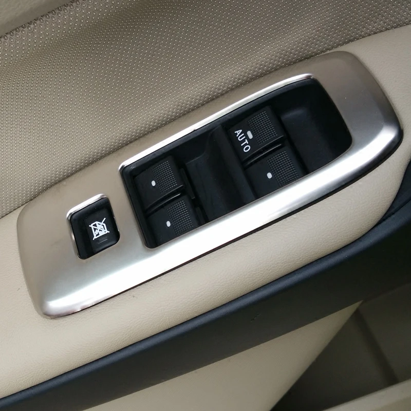 Авто Стайлинг Аксессуары для Ford Everest 2017 2016 Нержавеющая сталь окна поднимается