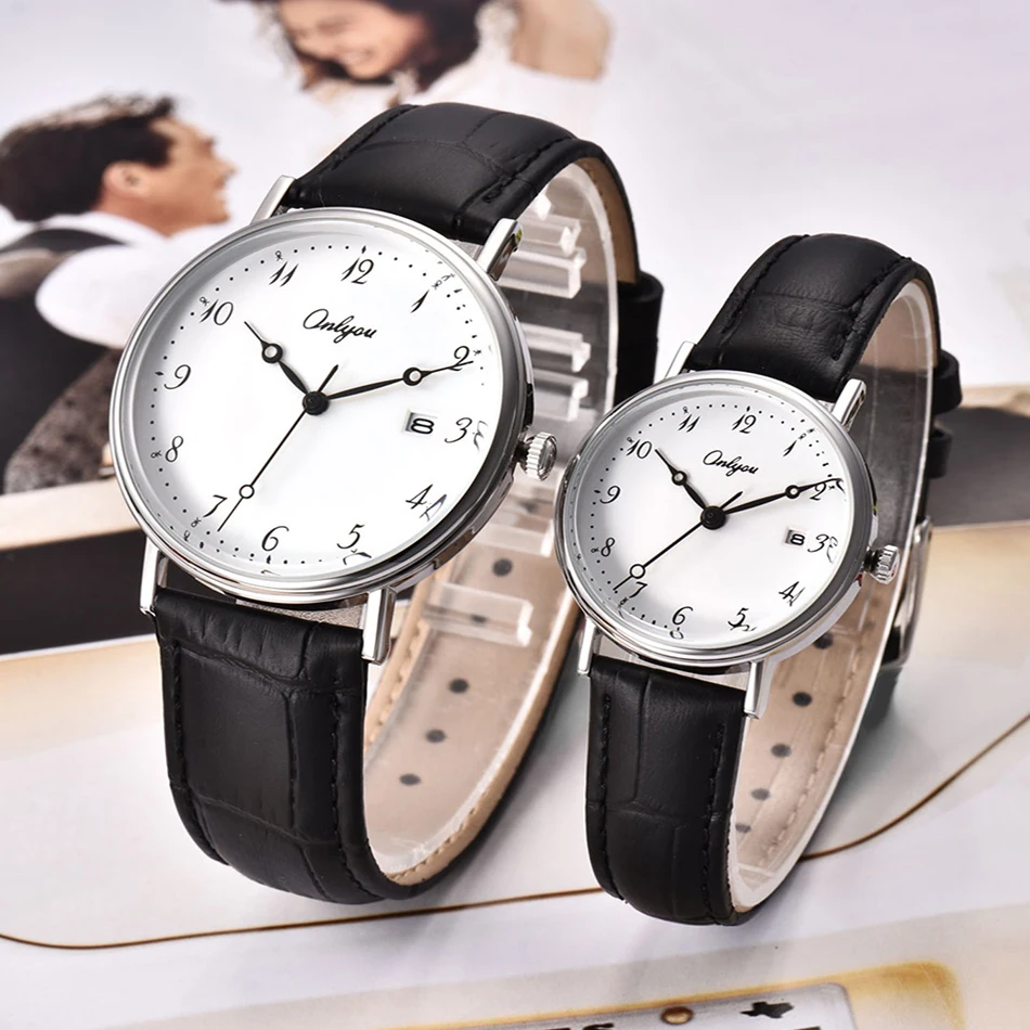 Темно-коричневые розовые женские часы с кожаным ремешком повседневные кварцевые