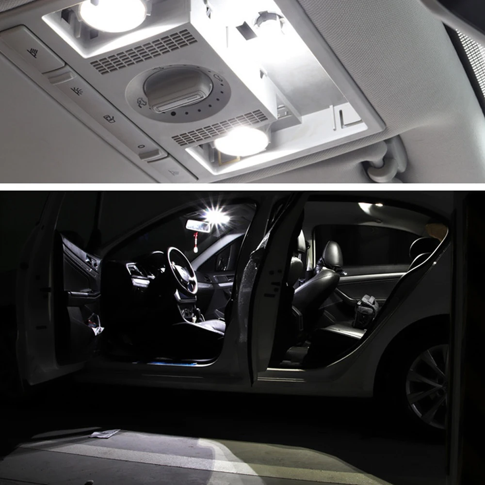 2 шт. Автомобильные светодиодные лампы T10 W5W 3030 SMD|Сигнальная лампа| |