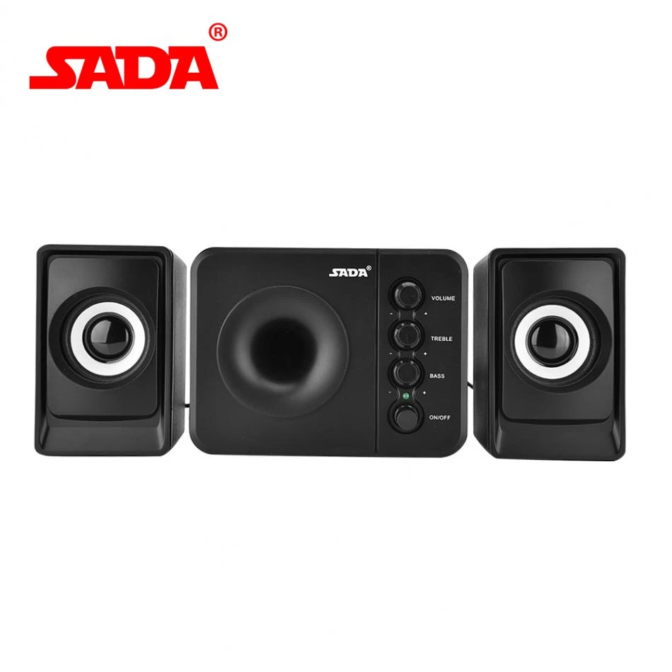 SADA D 205 портативный мини USB 2 1 проводной комбинированный динамик бас музыкальный