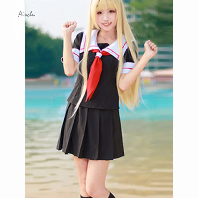 Ainclu бесплатная доставка Школьный костюм коллекция Kantai карнавальный KanColle Yuudachi Poi