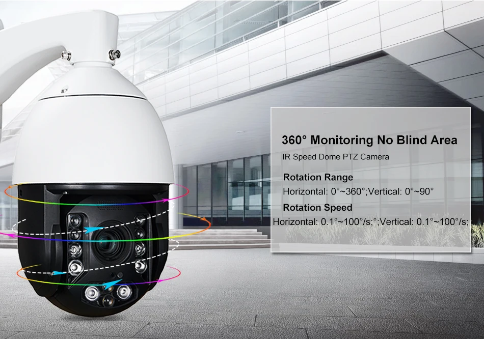 CCTV 2MP PTZ камера, гладкая, с автоматическим отслеживанием, SONY327, Starlight, 25X, оптический, 4X, цифровой зум, голосовая вспышка, оповещение, IP камера, IR, 200 м, аудио