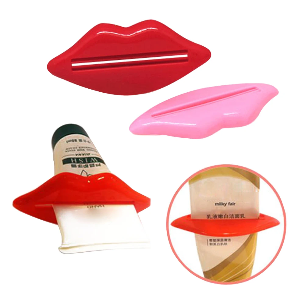 5 шт./лот сексуальные горячие губы поцелуй ванная комната трубка дозатор зубная