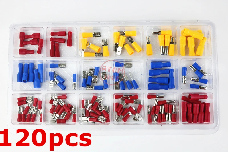 120 шт. прессованные холодным способом подключения Клеммная коробка пвх сосать