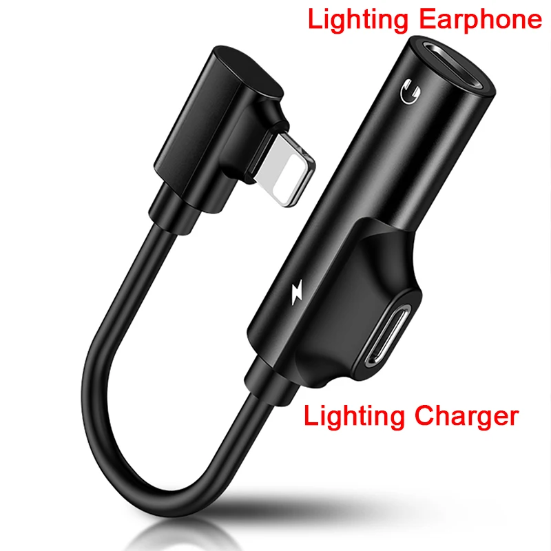 OTG Тип C до 3,5 мм AUX и USB C Женский аудио адаптер 2в1 для iPhone 7 8 6 6S Plus XS Max XR X адаптер для наушников