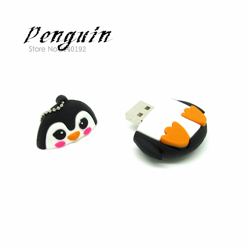 Модный милый usb флеш-накопитель в виде животного Сова/пингвин/лиса/пчела флешка