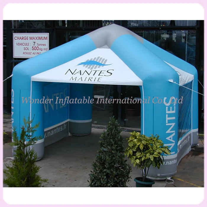 

Customized high quality inflatable exhibition tent inflatable square tent with logo printing for trade show