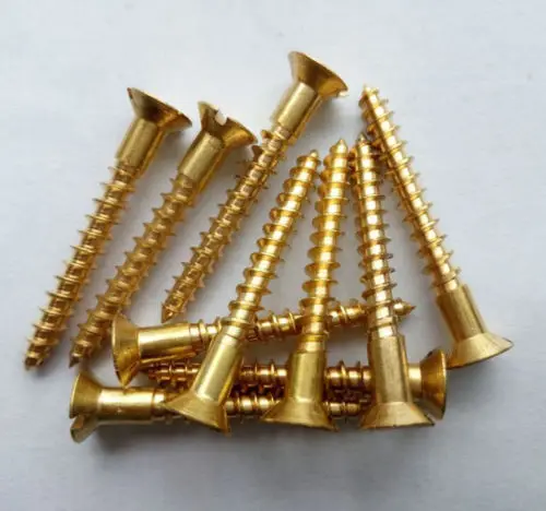 M2 M2.5 6 мм-16 мм Длина латунные прорези, Самонарезающий винт с потайной головкой self-Атака болты высокое качество