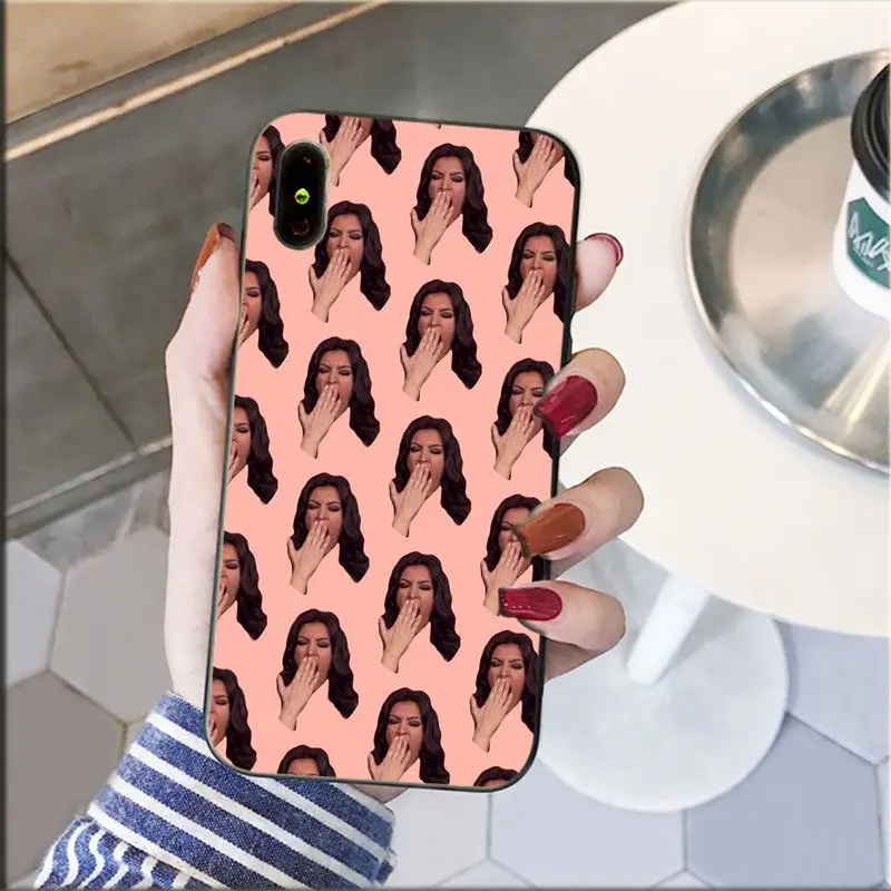 Yinuoda kimoji Ким Кардашьян kanye west north kylie аксессуары для телефонов Чехол iPhone 6S 6plus 7 7plus 8