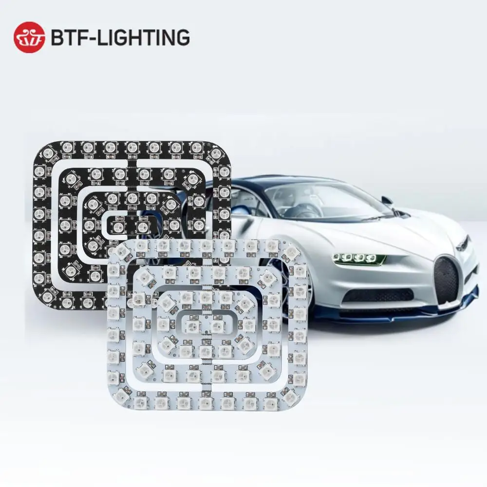 WS2812B SMD5050 красный зелёный синий светодиодный прямоугольный Пиксельная панель
