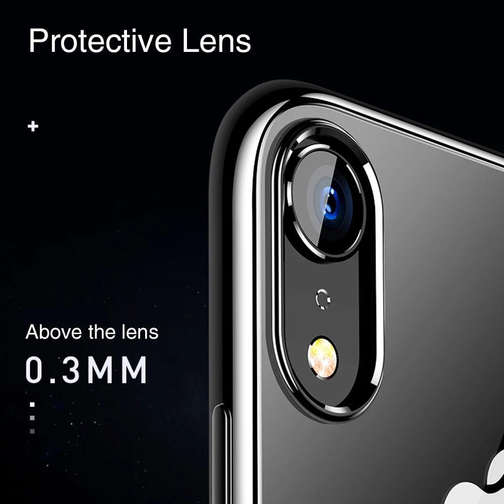 Ультра тонкий прозрачный чехол для Apple iPhone X XS Max XR Чехлы мягкий TPU телефона Capa |