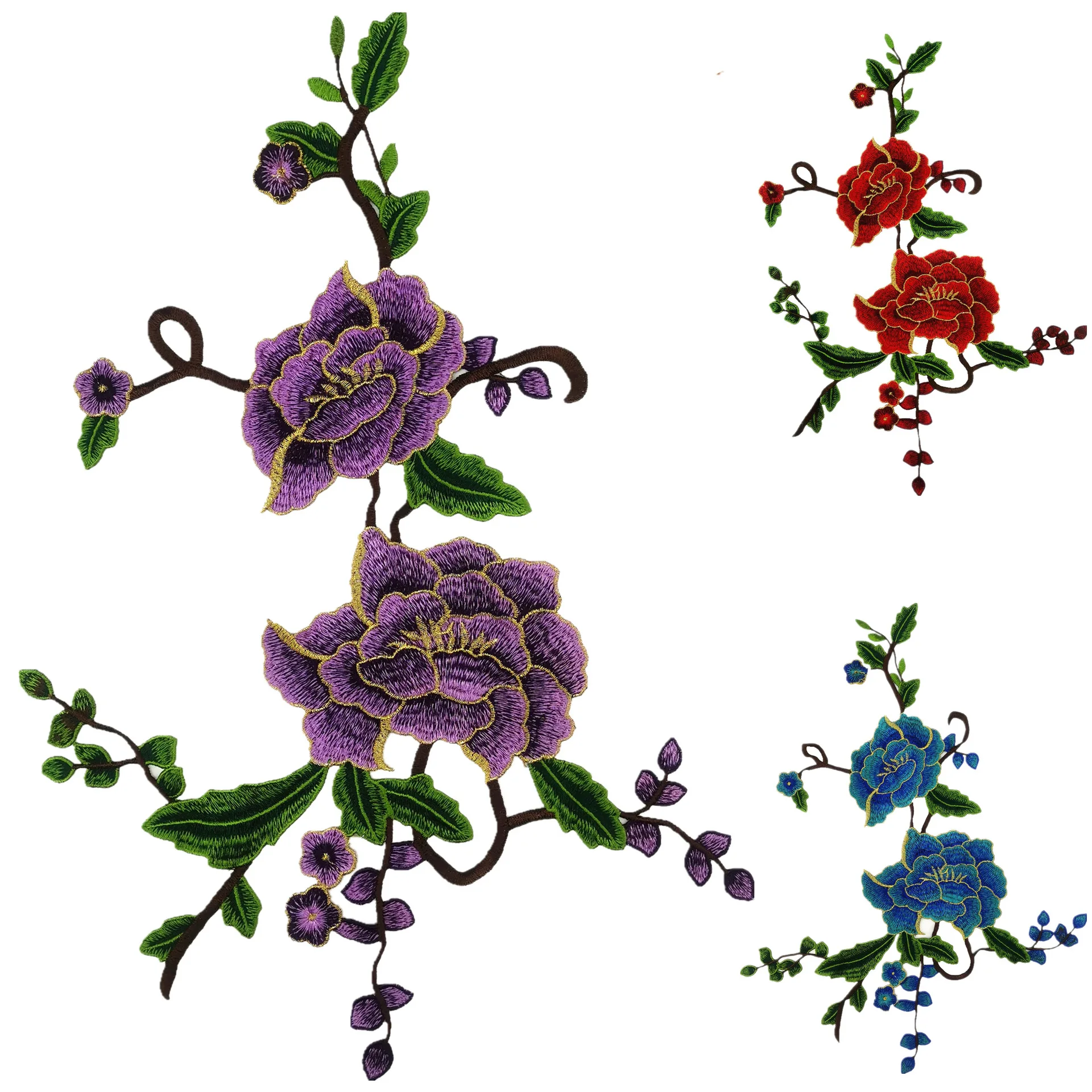 2019 Новая мода DIY аппликация Водорастворимая Вышивка костюм украшения нашивки