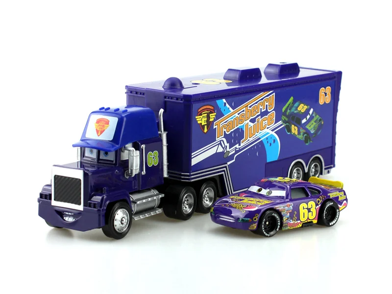 Автомобили disney Pixar 27 стилей Mack Truck+ маленький автомобиль McQueen Jackson Storm 1:55 литой под давлением металлический сплав и пластик Модель автомобиля игрушки подарок