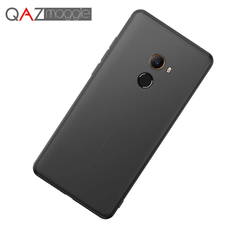 Ультратонкий чехол Xiaomi Mi MiX 2 с защитой от отпечатков пальцев 0 6 мм матовый из ТПУ